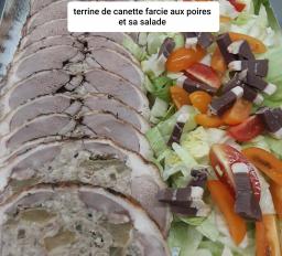 Jeff1  Terrine de canette farcie aux poires